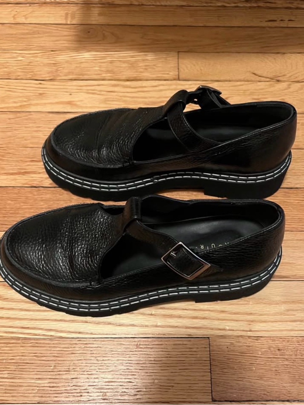 Maguire Black Mary Jane Platform Shoes
